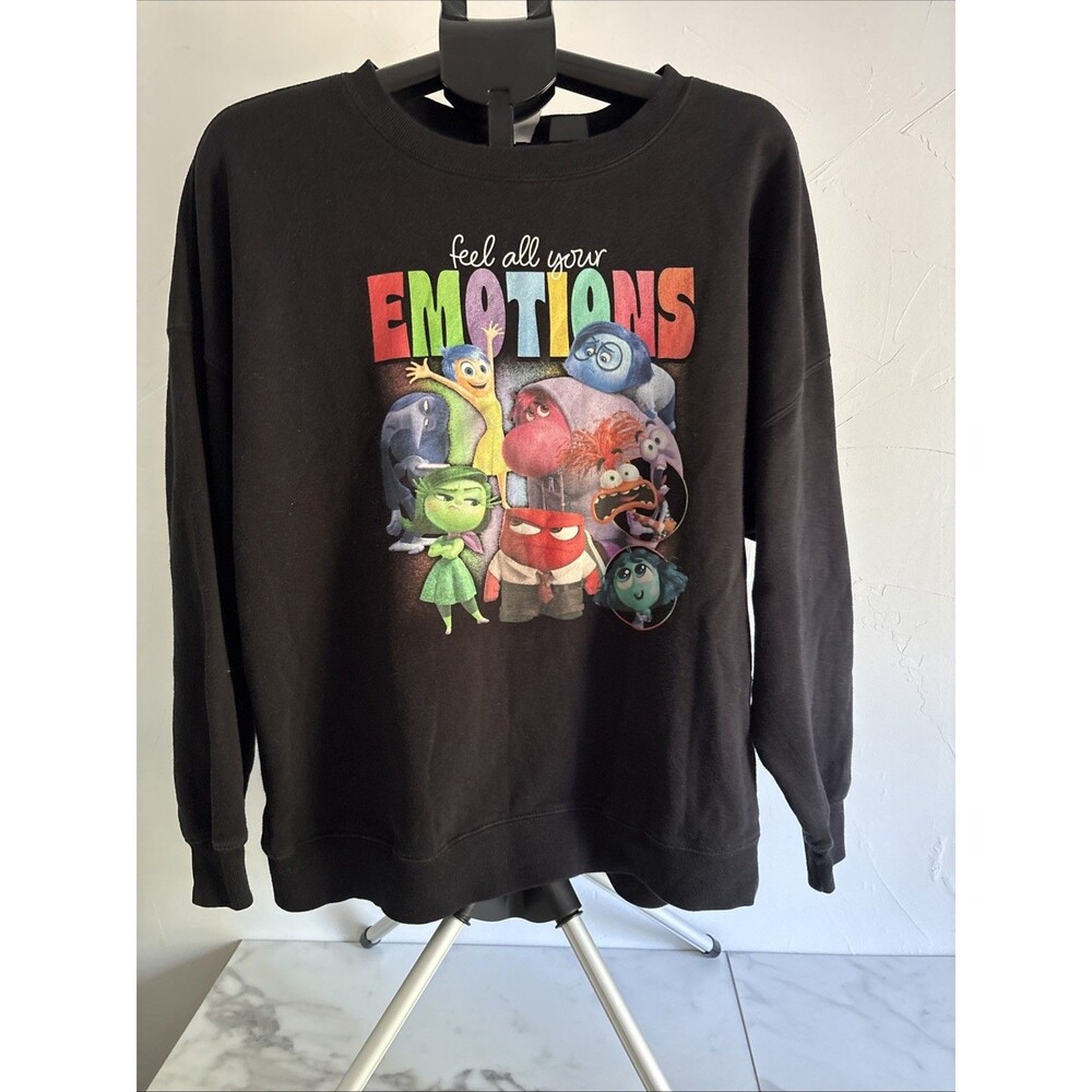 Disney/Pixar Inside Out 2 "Feel All Your Emotions" Graphic Sweatshirt XL